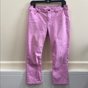 Talbots 6P / 28 bubblegum color crop pants
